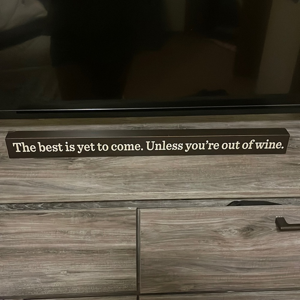 Wine sign for home!